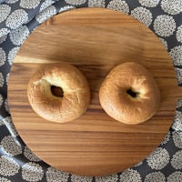 クセのないもっちり食感｜ひよこ豆×米粉のシンプルベーグル３個