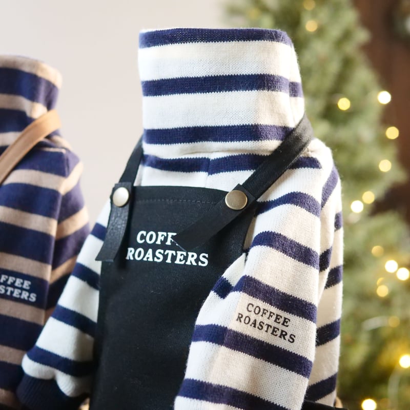 わんこカフェエプロン（黒） | 犬服ブランドアイヌーン/inun/あいぬー