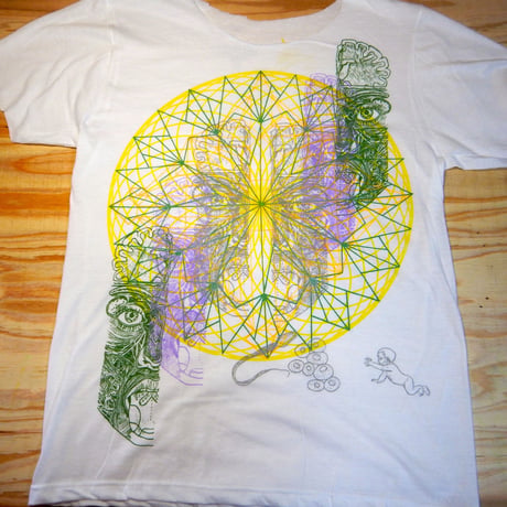 HADOOU  SILKSCREEN  PRINT  ORGANIC  COTTON   ハドウ　シルクスクリーンプリント　オーガニックコットン