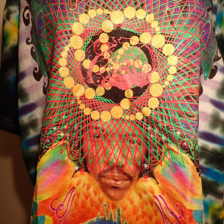 Jimi Hendrix　ジミ・ヘンドリックス　PRINT  T-SHIRT  HADOU