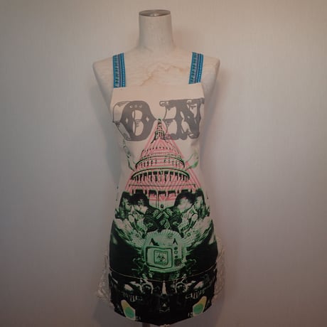 APRON   エプロン  SILKSCREEN  PRINT  APRON
