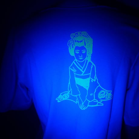 HADOU  SILKSCREEN  PRINT  T-SHIRT  PSYCHEDELIC  ORIGAMI