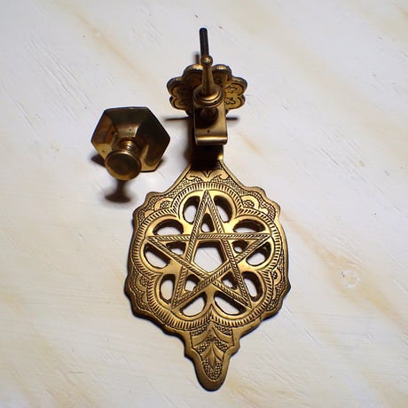真鍮　ドアノッカー　DOOR KNOCKER