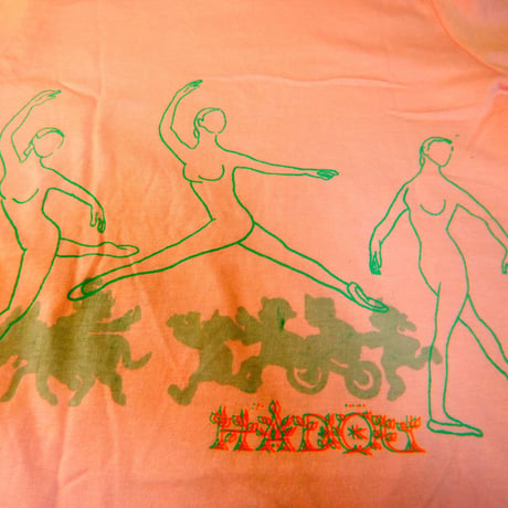 HADOU   SILKSCREEN  PRINT   KIDS  size6  AMERICAN  APPAREL
