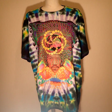 Jimi Hendrix　ジミ・ヘンドリックス　PRINT  T-SHIRT  HADOU