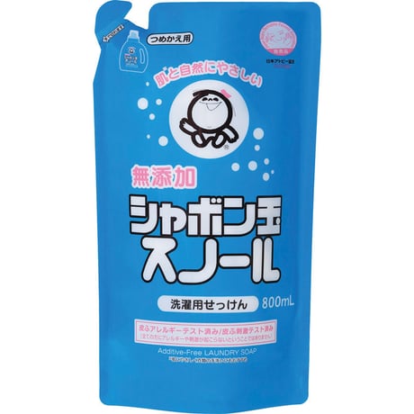 シャボン玉スノールつめかえ用 800ｍL