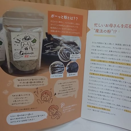 ガーっと粉レシピ本とガーっと粉３袋セット！お母さん楽ちん♪♪