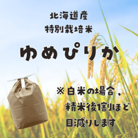 ◎令和7年産　北海道産 特別栽培ゆめぴりか