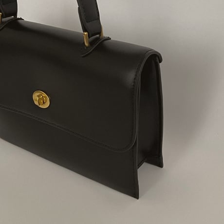 buckle leather bag