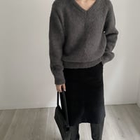 poussière knit_grey