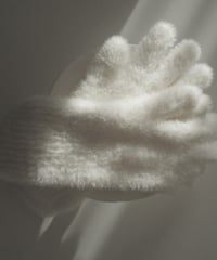 brushed long gloves