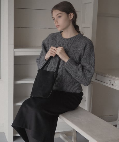 Carole knit sweater_charcoal