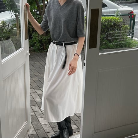 longtemps skirt_ivory