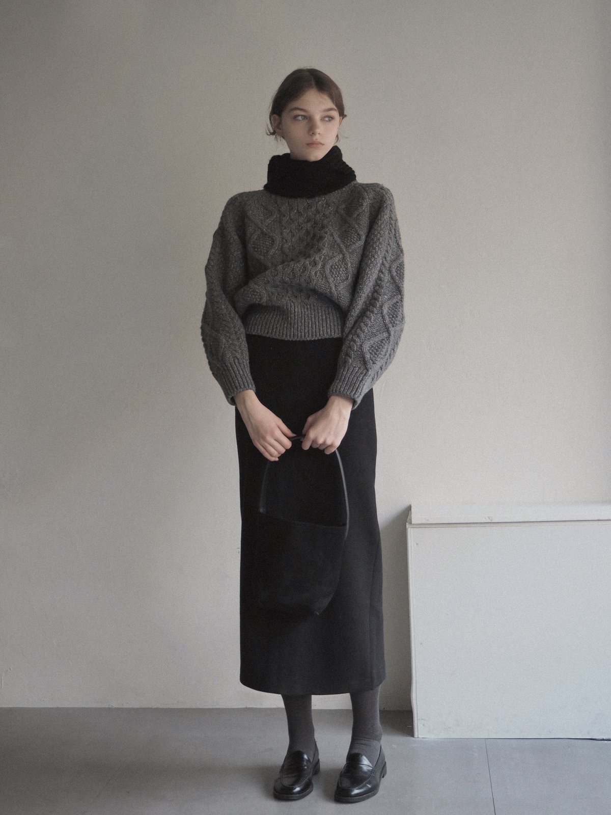 fl lanel / carolyn wool skirt