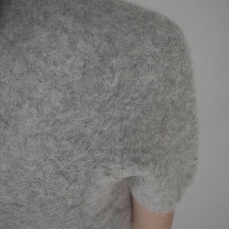 mou alpaca half knit _grey