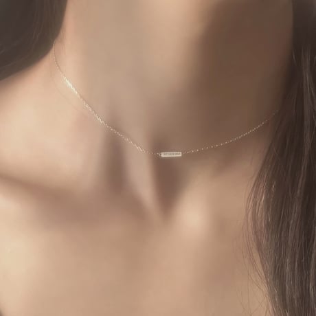 thin plate necklace