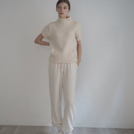 ( 3rd order ) moss half knit_ivory