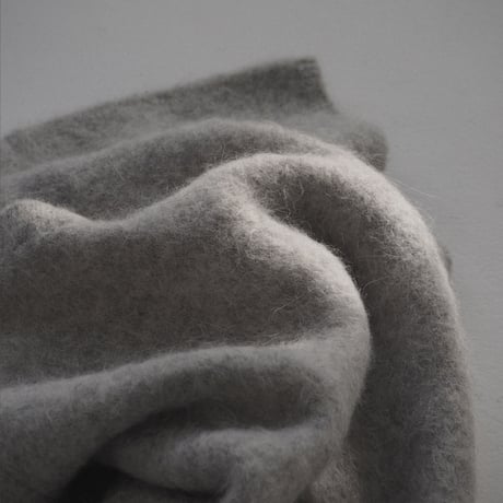 mou alpaca half knit _grey