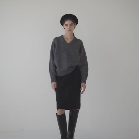 alpaca wool sweater _grey