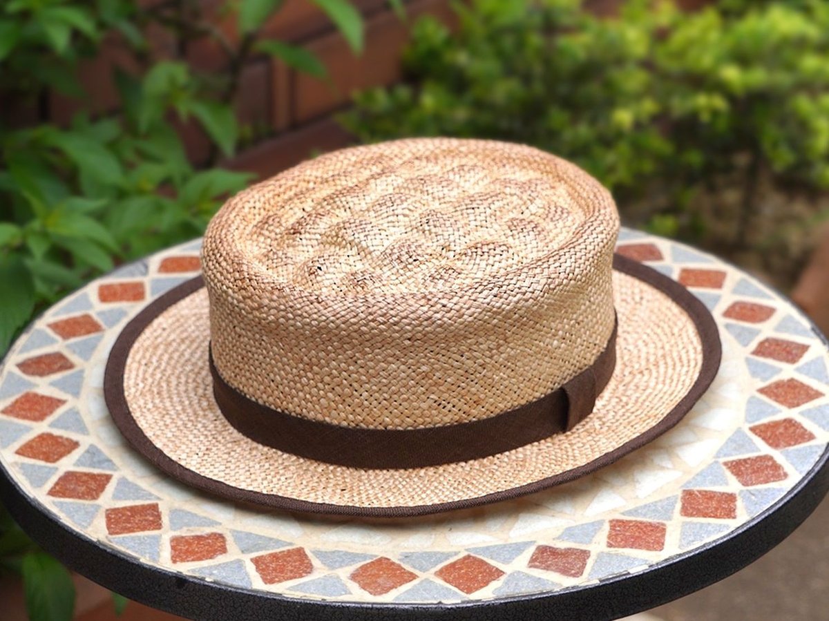 受注生産】麦わらアップルパイハット | KENT BREAD HAT 受注生産】麦わらアップルパイハット | KENT BREAD HAT