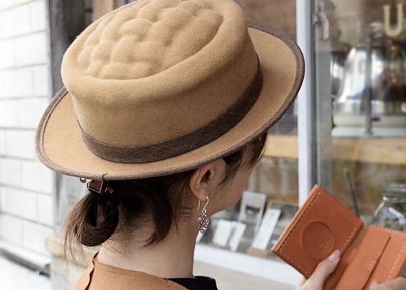 KENT BREAD HAT　アップルパイ麦わら帽子 受注生産】麦わらアップルパイハット | KENT BREAD HAT