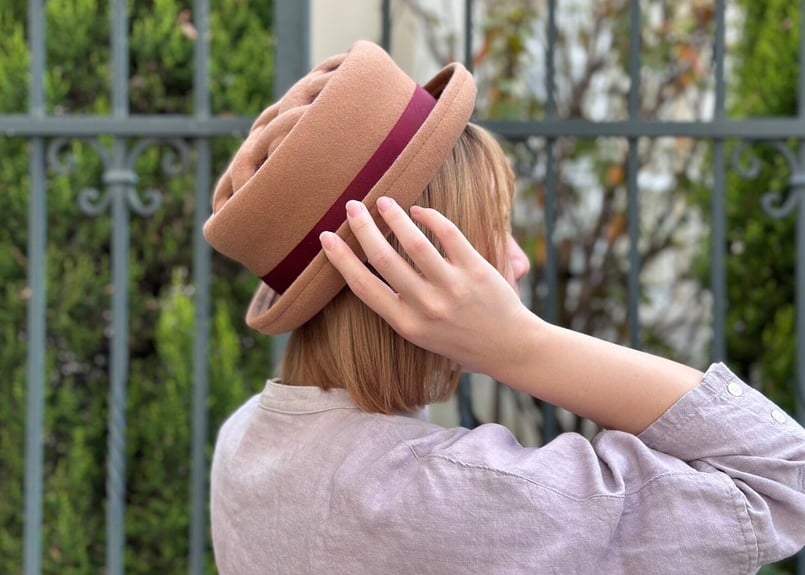 新品未使用　KENT BREAD HAT 麦わらチェリーパイハット 受注生産】麦わらチェリーパイハット ハット KENT BREAD HAT