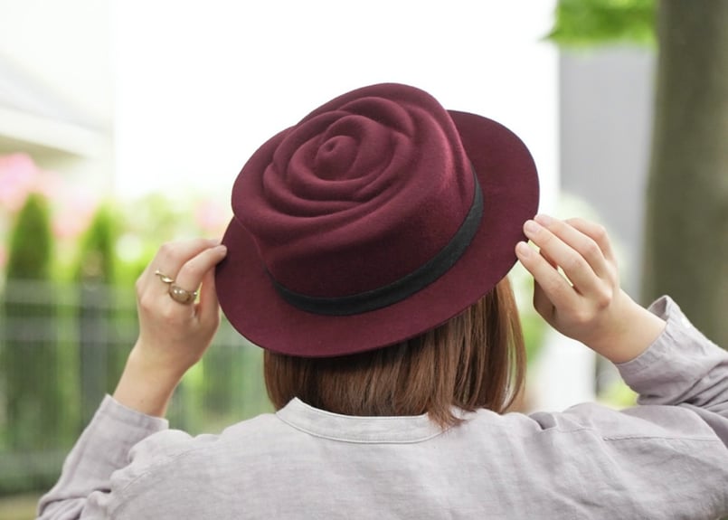 受注生産】ゴシックローズハットVer.2 | KENT BREAD HAT 受注生産】ゴシックローズハットVer.2 | KENT BREAD HAT