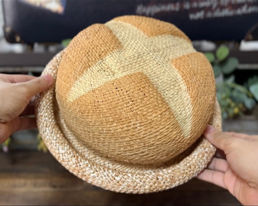 未使用ミルボヌールキャスケットハンチング麦わら帽子ハートチャームピンクハット清楚 未使用ミルボヌールキャスケットハンチング麦わら帽子ハート