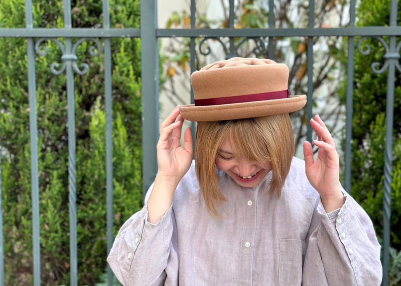 新品未使用　KENT BREAD HAT 麦わらチェリーパイハット 受注生産】麦わらチェリーパイハット ハット KENT BREAD HAT