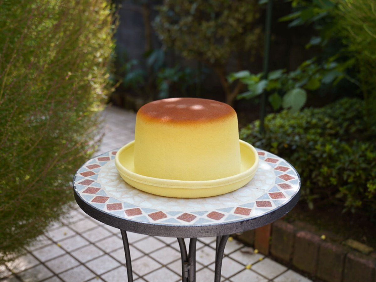 KENT BREAD HAT ハット ウール100 プリン 受注生産】レトロプリンハット | KENT BREAD HAT