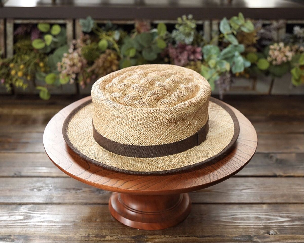 受注生産】麦わらアップルパイハット | KENT BREAD HAT 受注生産】麦わらアップルパイハット | KENT BREAD HAT