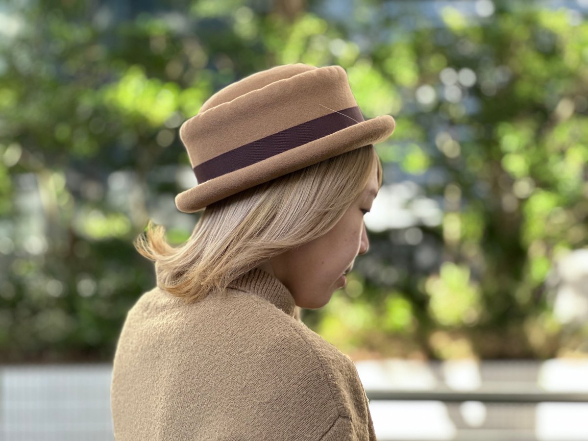 新品未使用　KENT BREAD HAT 麦わらチェリーパイハット 受注生産】チョコパイハット | KENT BREAD HAT