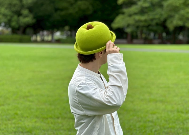 新品未使用　KENT BREAD HAT リンゴハット 受注生産】青リンゴハット | KENT BREAD HAT