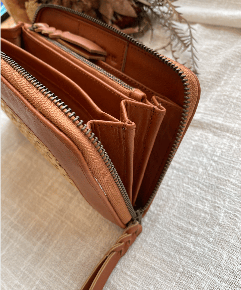 Rattan Wallet | TurquoiseBlueCo. Rattan Wallet | TurquoiseBlueCo.