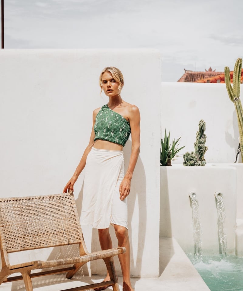 Wrap Midi Skirt | TurquoiseBlueCo 