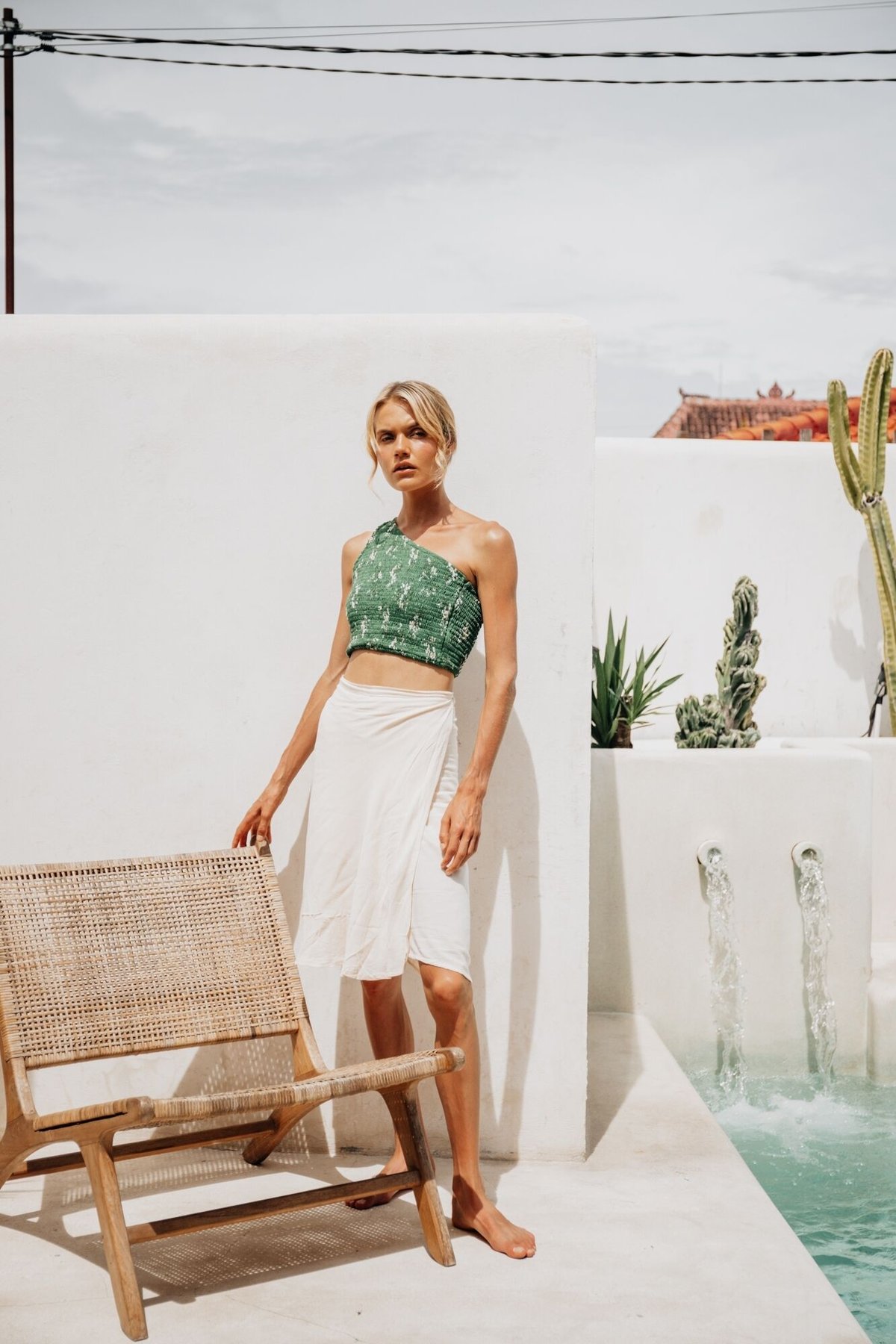 Wrap Midi Skirt | TurquoiseBlueCo