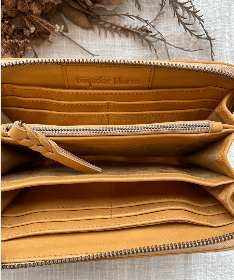 Rattan Wallet | TurquoiseBlueCo