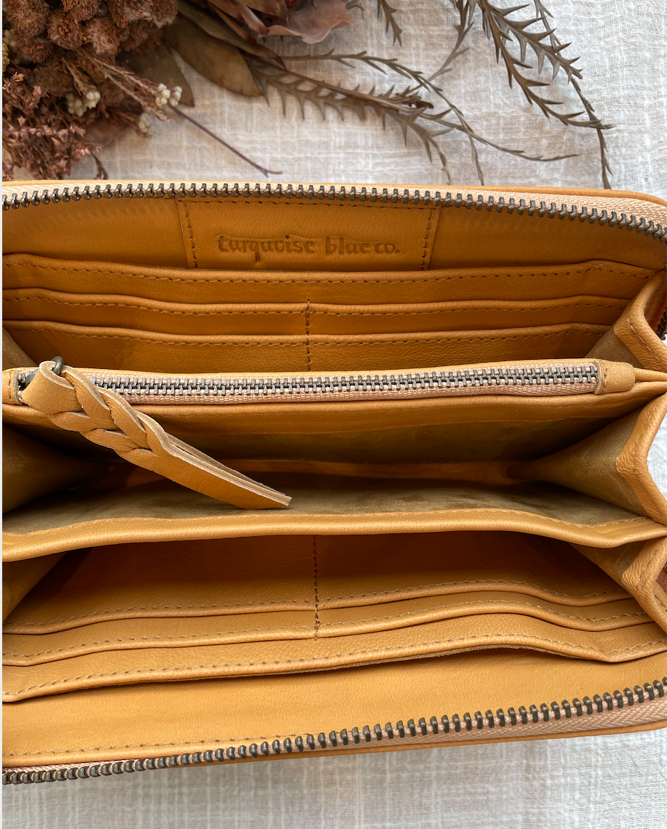 Rattan Wallet | TurquoiseBlueCo