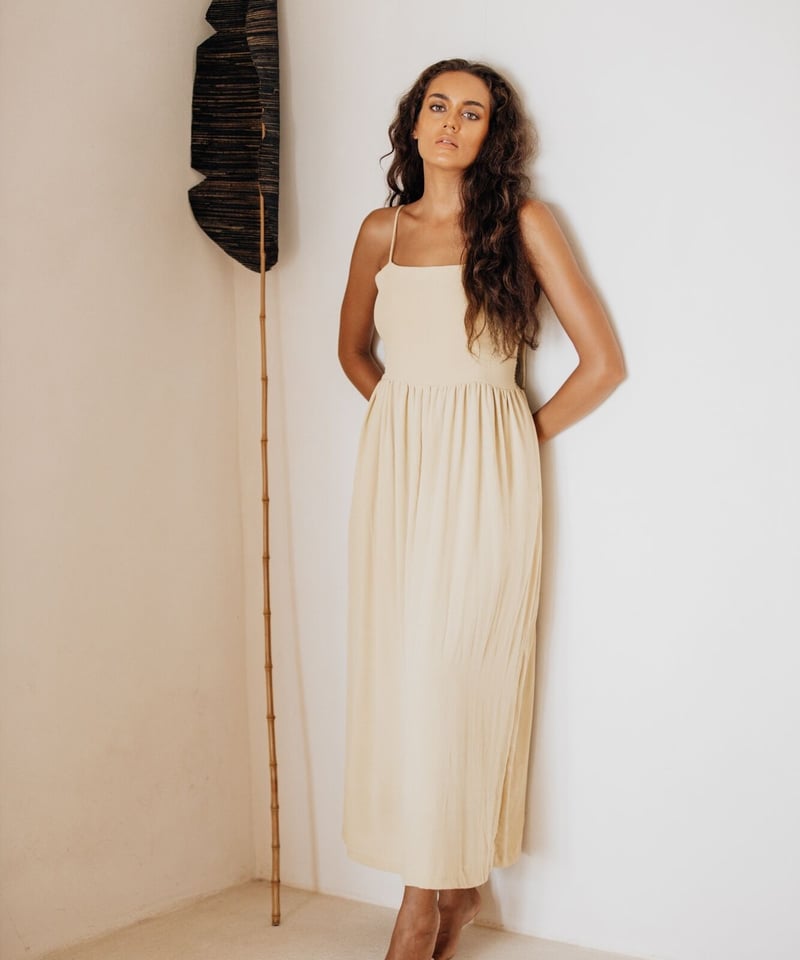 美品 Amelia Slip Dress in Ocean *1個