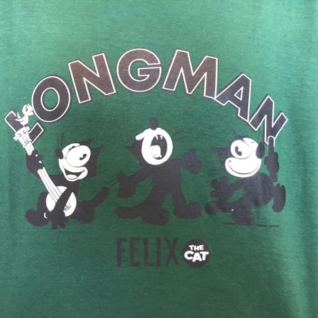 FELIX THE CAT×LONGMAN Tシャツ（緑）