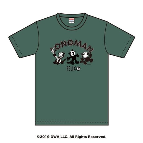 FELIX THE CAT×LONGMAN Tシャツ（緑）