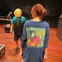 うめ～BigTシャツ（ネイビー・ビッグシルエット）