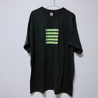ロゴ５個Tシャツ（ブラック）【long-210012～14】