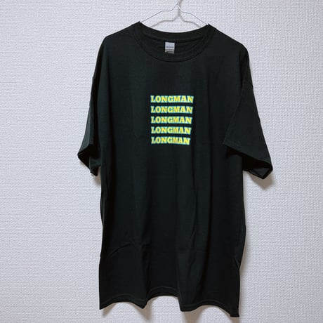 ロゴ５個Tシャツ（ブラック）【long-210012～14】