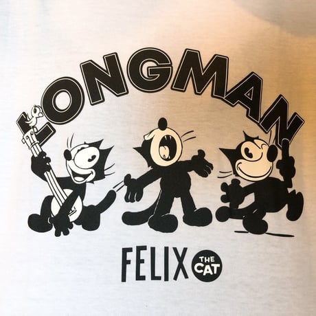FELIX THE CAT×LONGMAN Tシャツ（白）