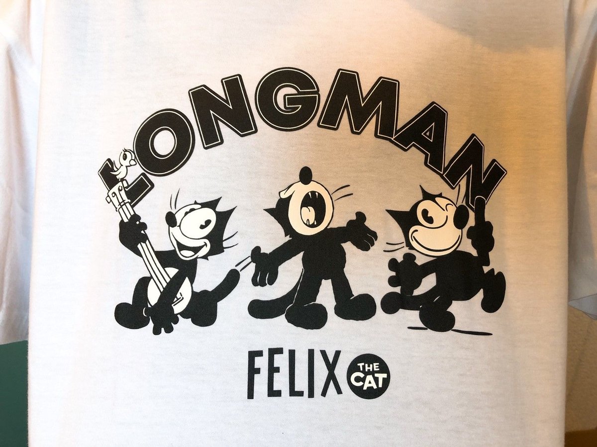 FELIX THE CAT×LONGMAN Tシャツ（白） | LONGMAN WEB SHOP