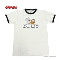 ガーフィールド×LONGMANコラボTシャツ（白×スミクロ）