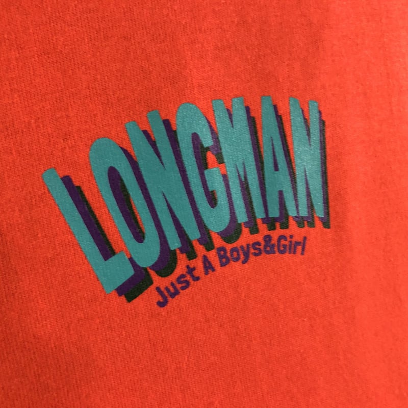 ３層立体ロゴ ロンT（オレンジ）【long-200013～15】 | LONGMAN WEB