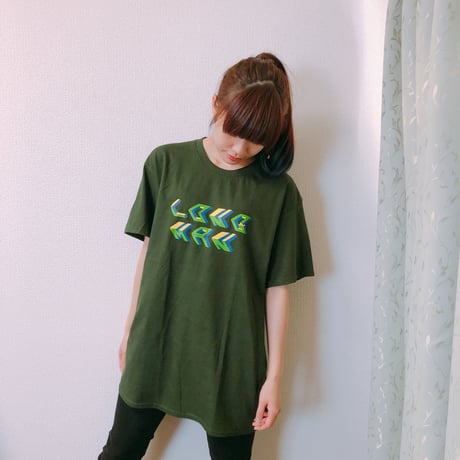 春一番にロゴTシャツ(緑)【long-190009～12】