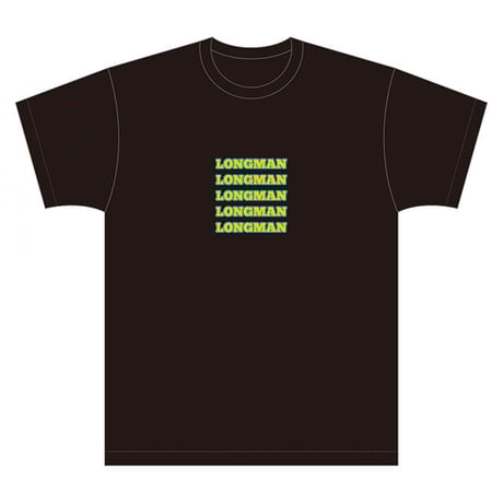ロゴ５個Tシャツ（ブラック）【long-210012～14】